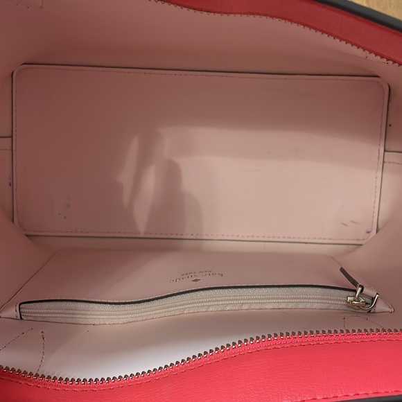 Kate Spade leather coral purse tote - Picture 8 of 12
